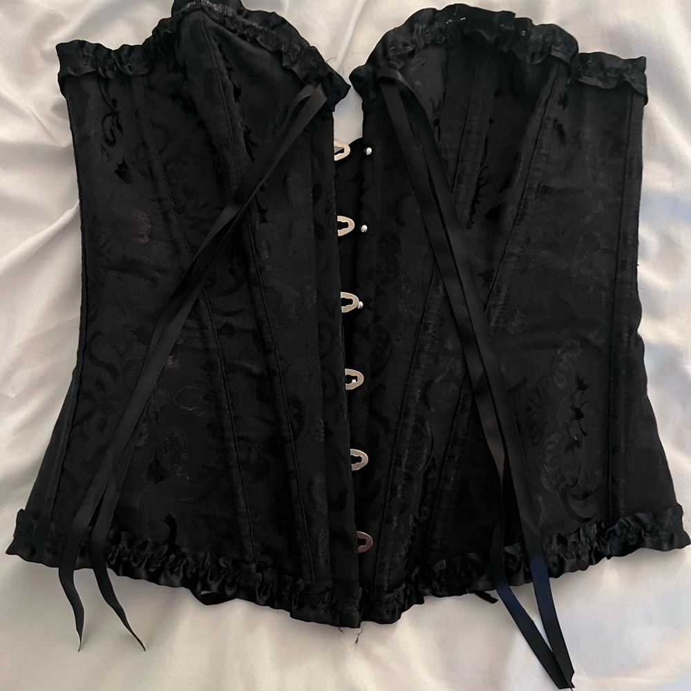 Black corset top